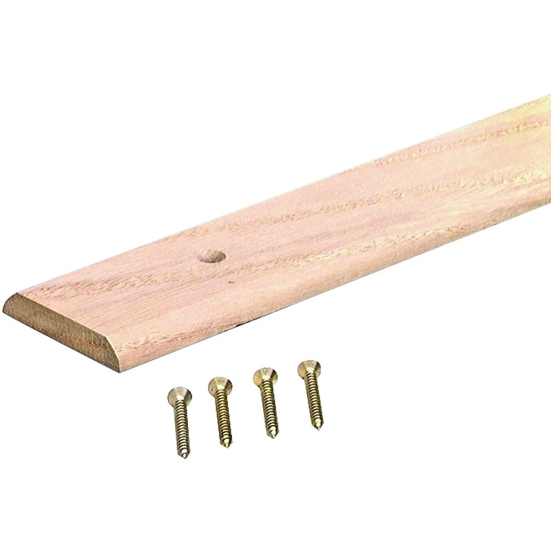 M-D 85043 Seam Binder, 72.13 in L, 1-3/4 in W, Hardwood, Unfinished, Pack of 6
