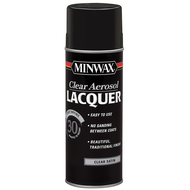 Minwax 152100000 Lacquer Spray, Liquid, Clear, 12 oz, Can
