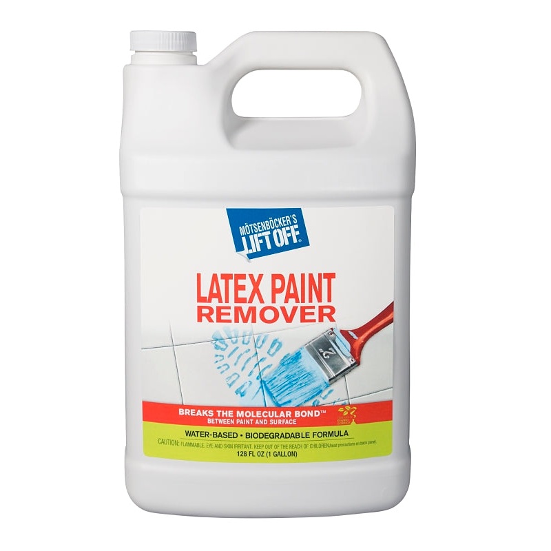 Motsenbocker’s Lift Off 41401 Latex Paint Remover, Liquid, Mild, 1 gal, Bottle, Pack of 4