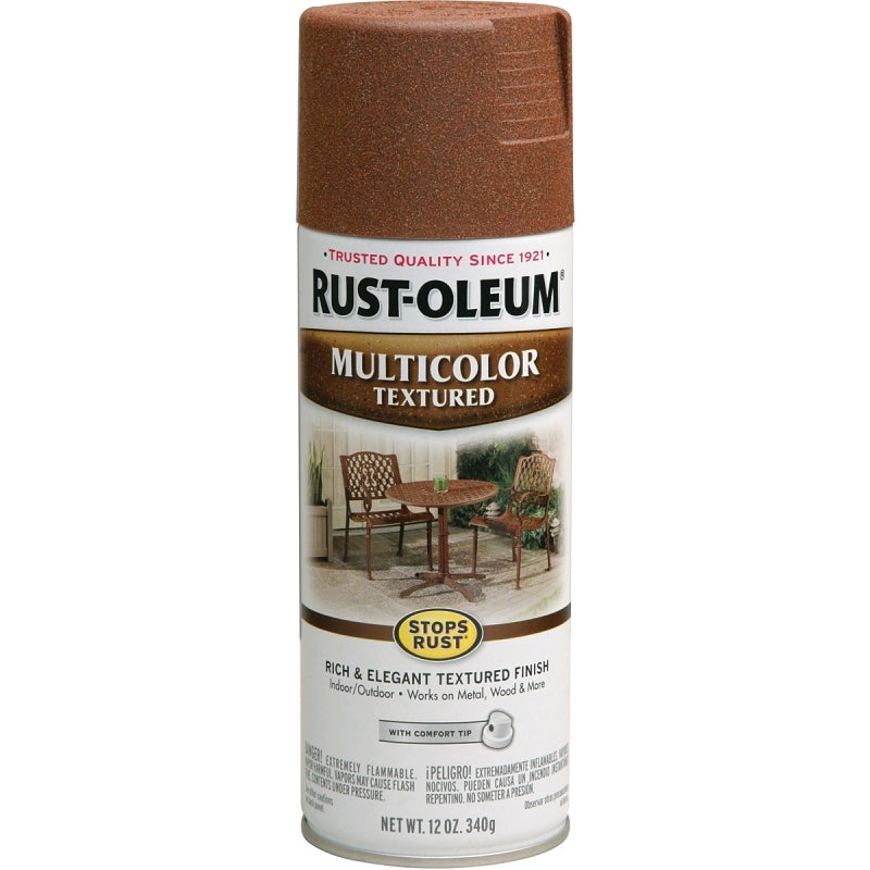 Rust-Oleum 239122 Spray Paint Textures, Textured, Rustic Umber, 12 oz, Can
