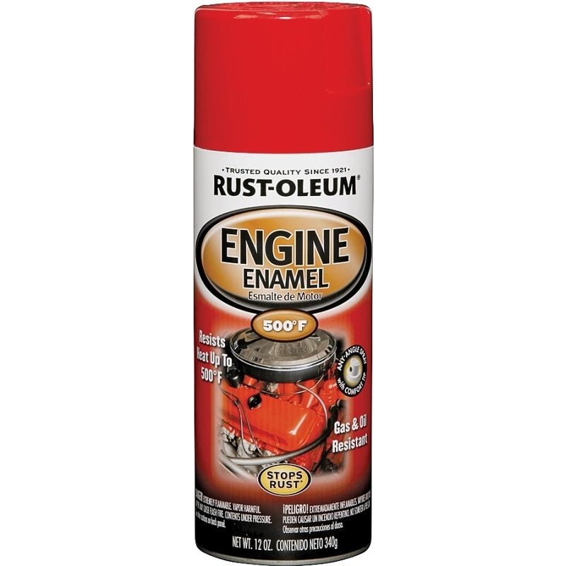 Rust-Oleum 248948 Engine Spray Paint, Ford Red, 12 oz, Can