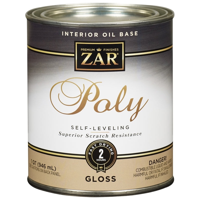 ZAR 32812 Polyurethane, Gloss, Liquid, Clear, 1 qt, Can