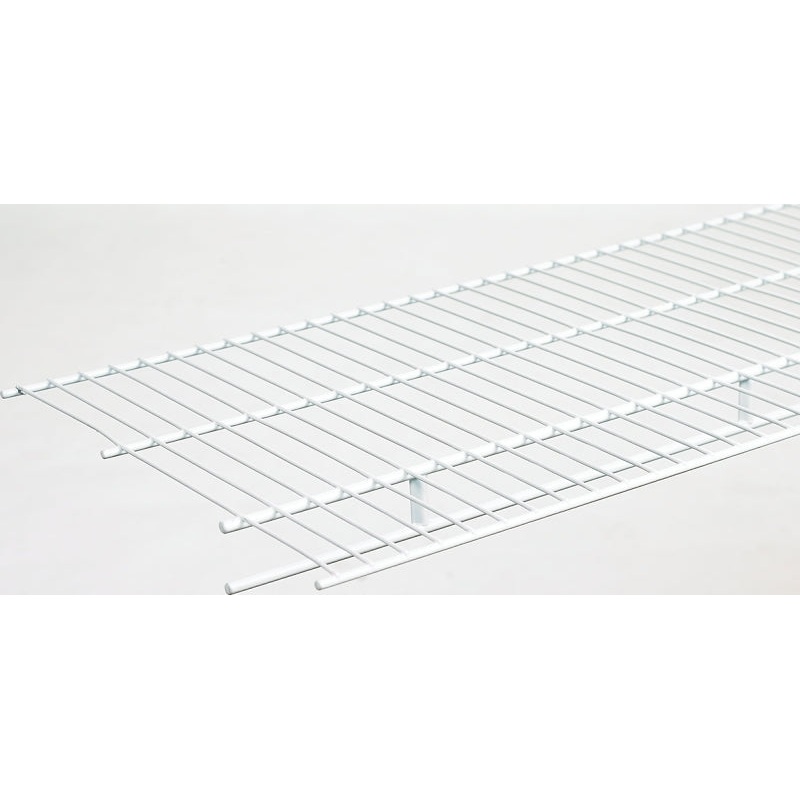 ClosetMaid 1078 Wire Shelf, 80 lb, 1-Level, 12 in L, 96 in W, Steel, White, Pack of 6