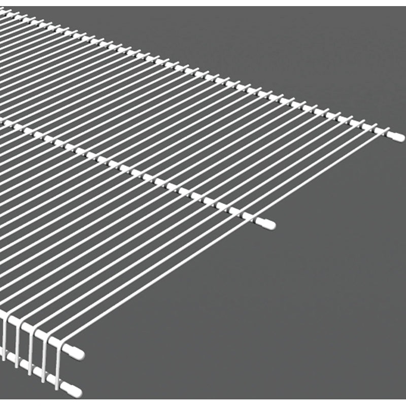 ClosetMaid 37402 Wire Shelf, 144 in L, 12 in W, Steel, White, Pack of 6