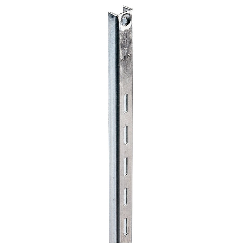 Knape & Vogt 80 80 ANO 72 Shelf Standard, 320 lb, 16 ga Thick Material, 5/8 in W, 72 in H, Steel, Anochrome, Pack of 10