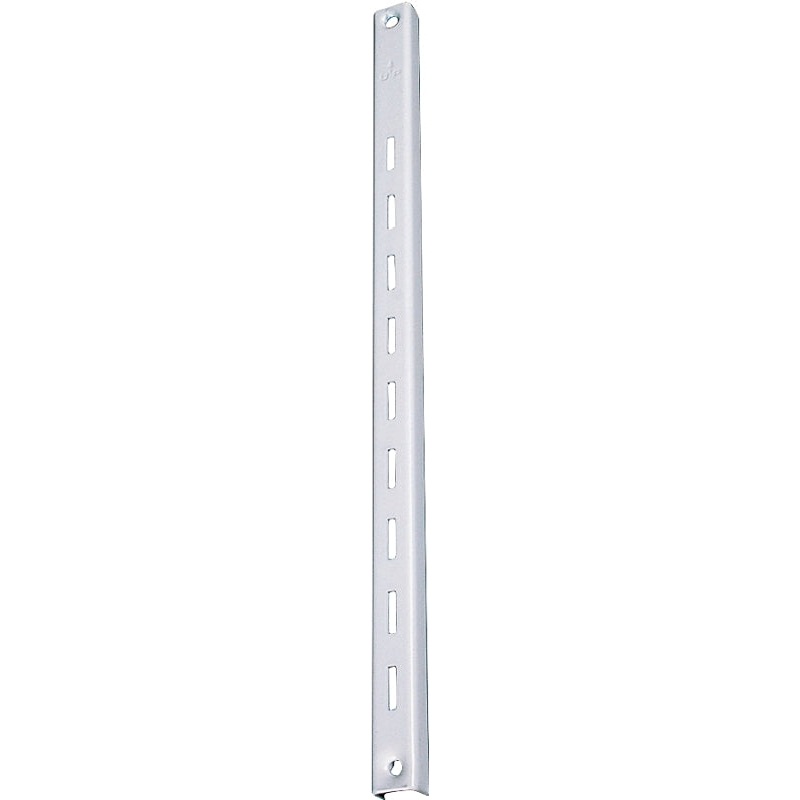 Knape & Vogt 80 80 WH 48 Series Shelf Standard, White, 320 lb, 16 ga Thick Material, 5/8 in W, 48 in H, Steel, Pack of 10
