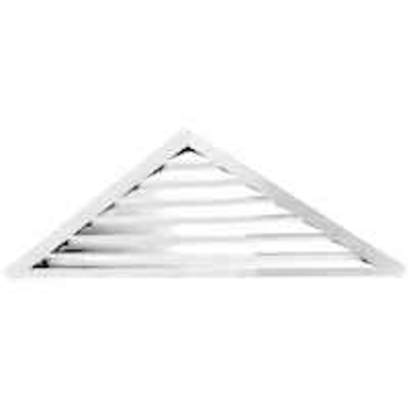 Lomanco LomanCool 906W Adjustable Louver, 86 to 181 sq-in Net Free Ventilating Area, Aluminum, White, Roof Installation