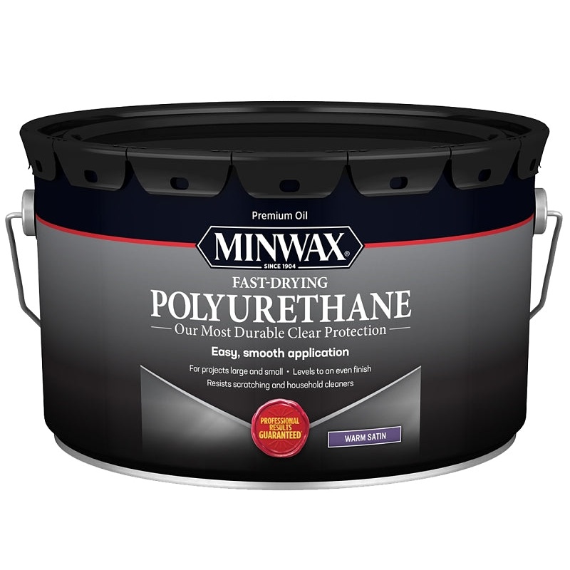 Minwax 71060000 Polyurethane, Liquid, Clear, 2.5 gal, Can