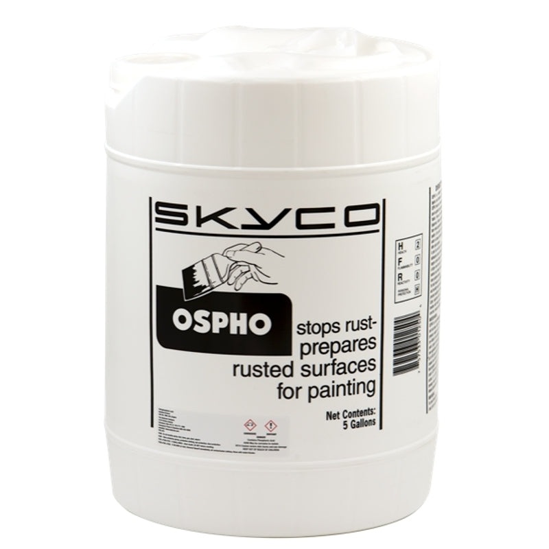 Ospho OSPHO-5GL Rust Conversion Treatment, Liquid, Acrid, Green, 5 gal, Pail