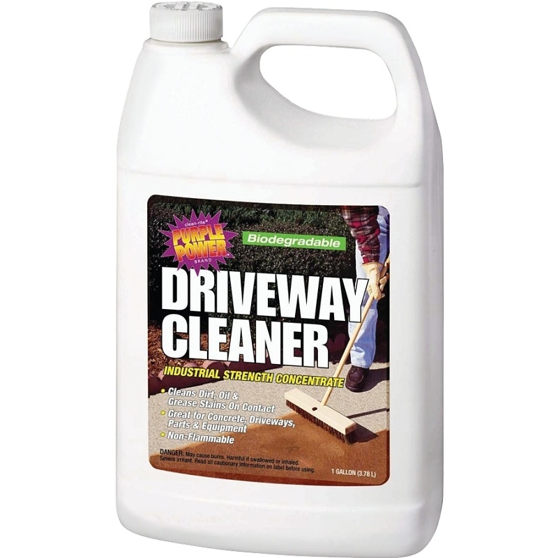 Purple Power 3520/9720P Concrete Cleaner, Liquid, Clear Yellow, 1 gal, Can, Pack of 6