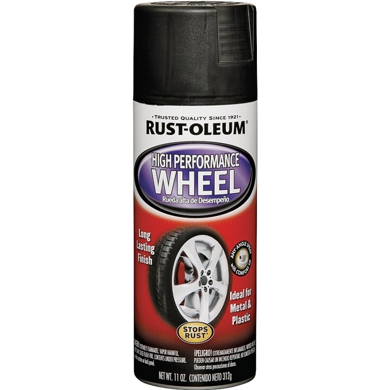 Rust-Oleum 248928 Wheel Coating Spray, Black, 11 oz, Can