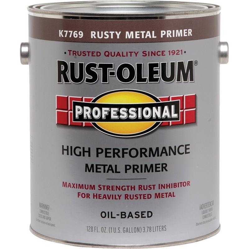 Rust-Oleum K7769402 Rusty Primer, Flat, Red Primer, 1 gal, Pack of 2