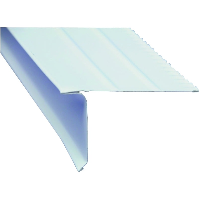 Amerimax 5504500120 Roof Edge, 10 ft L, 2.33 in W, 1-1/2 in H, Aluminum, White, Pack of 50