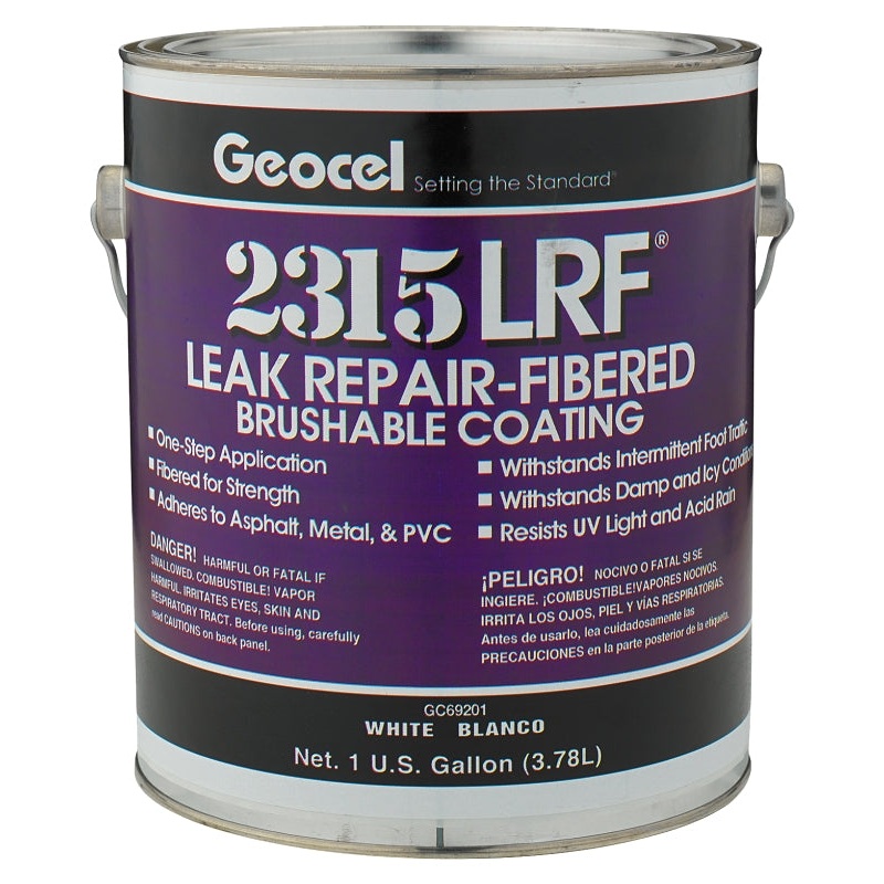Geocel 25300 Brushable Coating, Clear, 1 gal Can, Liquid