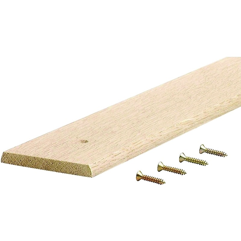 M-D 85100 Seam Binder, 72 in L, 3 in W, Smooth Surface, Oak Wood, Unfinished, Pack of 6