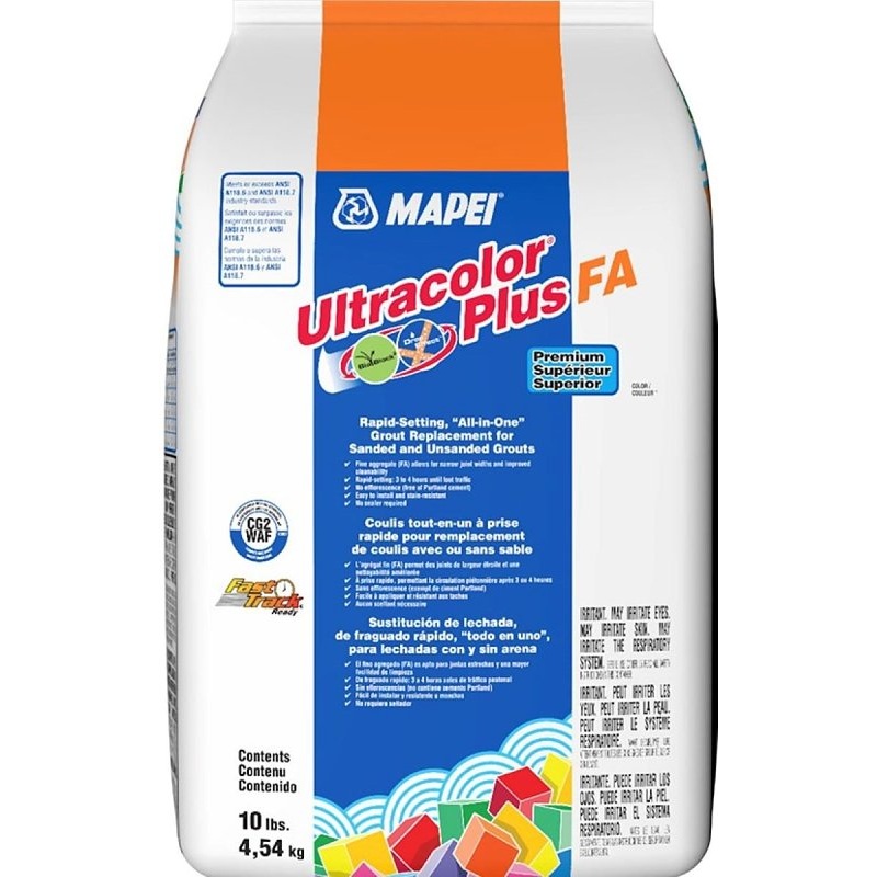 Mapei Ultracolor Plus FA 6BU001405 Floor Grout, Biscuit, 10 lb Bag, Pack of 2