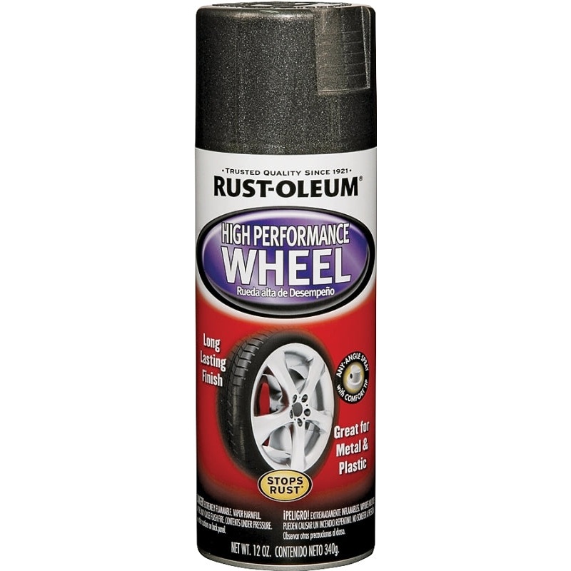 Rust-Oleum 248930 Wheel Coating Spray, Graphite, 11 oz, Can