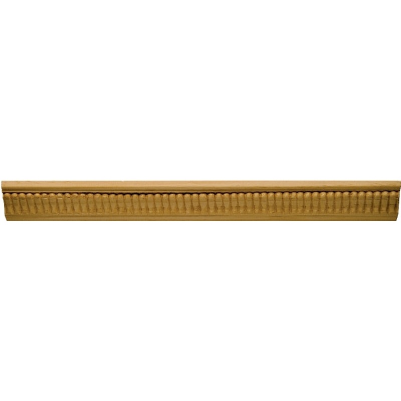 Waddell MLD358 Emboss Moulding, 96 in L, 1-1/4 in W, Pine Wood, Pack of 10