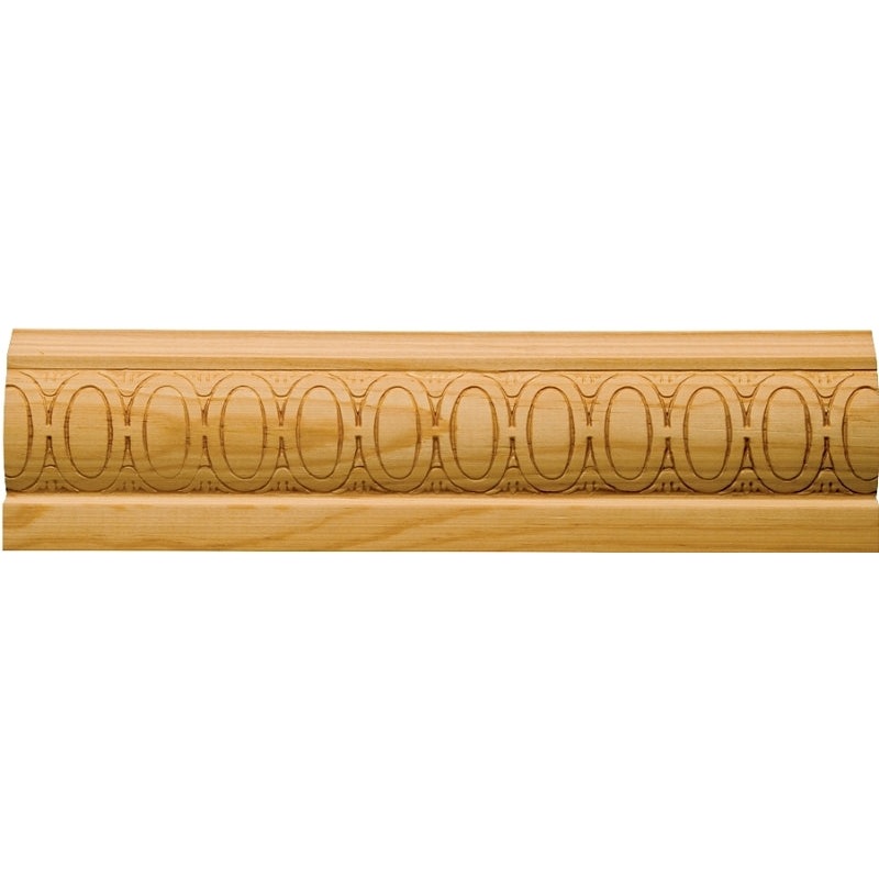 Waddell MLD362 Base Moulding, 96 in L, 3-1/8 in W, Plastic, Pack of 10