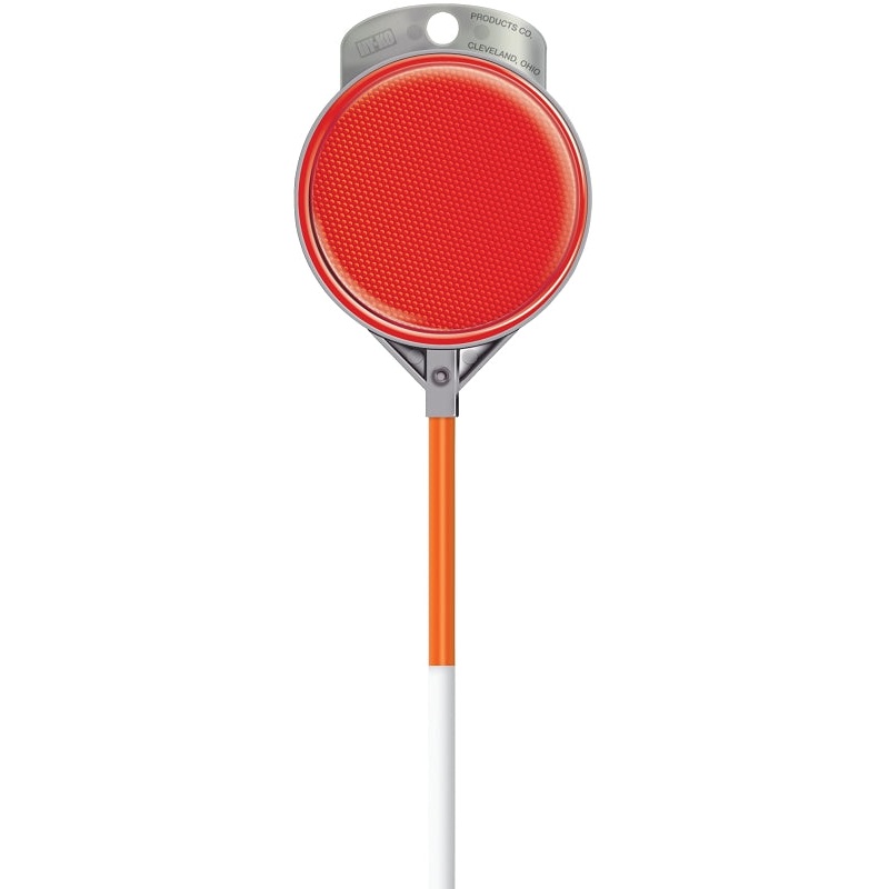 Hy-Ko DM80072-OR Driveway Marker, Ground Mounting, Fiberglass Post, Orange Post, 72 in H