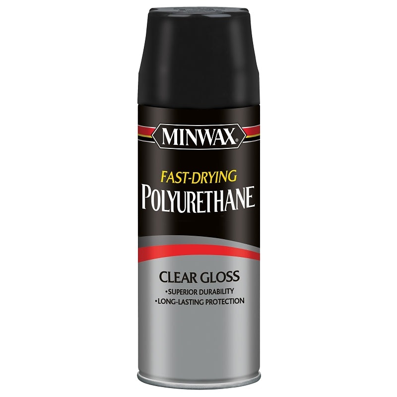 Minwax 33050000 Polyurethane, Gloss, Liquid, Clear, 11.5 oz, Aerosol Can