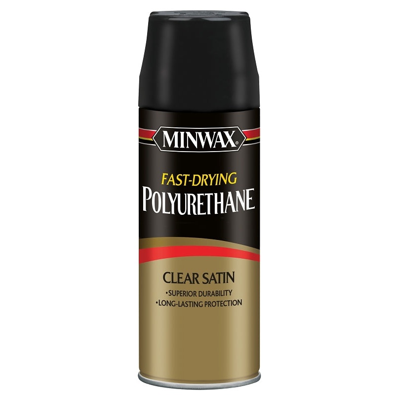 Minwax 33060000 Polyurethane Spray, Liquid, Clear, 11.5 oz, Aerosol Can