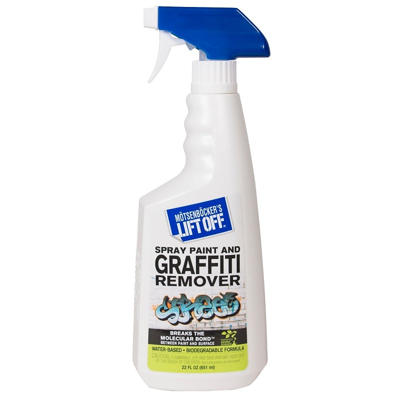 Motsenbocker’s Lift Off 411-01 Graffiti Remover, Liquid, Mild, Clear, 22 oz, Bottle