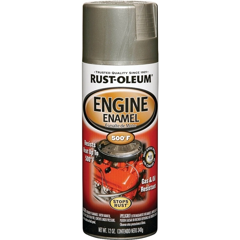Rust-Oleum 248949 Engine Spray Paint, Aluminum, 11 oz, Can