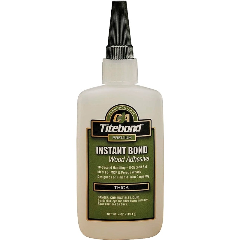 Titebond 6222 Wood Glue, Clear, 4 oz Bottle