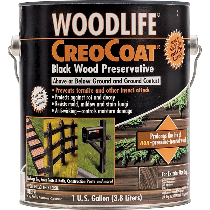 Wolman 14436A Preservative, Black, Liquid, 1 gal, Can