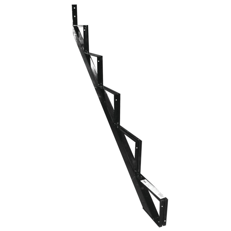 Pylex 13905 Series Stair Riser, 45 in H, 40 mm L, 60 mm W, Steel, Black, Baked Powder-Coated, Pack of 2