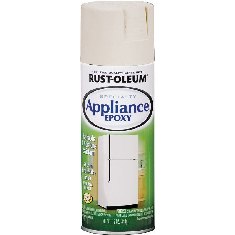 Rust-Oleum 210372 Appliance Epoxy Spray, Gloss, Biscuit, 12 oz, Can