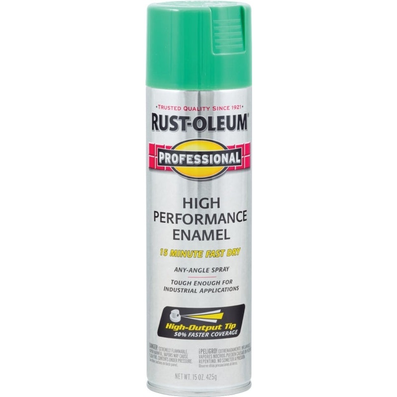 Rust-Oleum 7533838 Safety Spray Paint, Gloss, Safety Green, 15 oz, Can