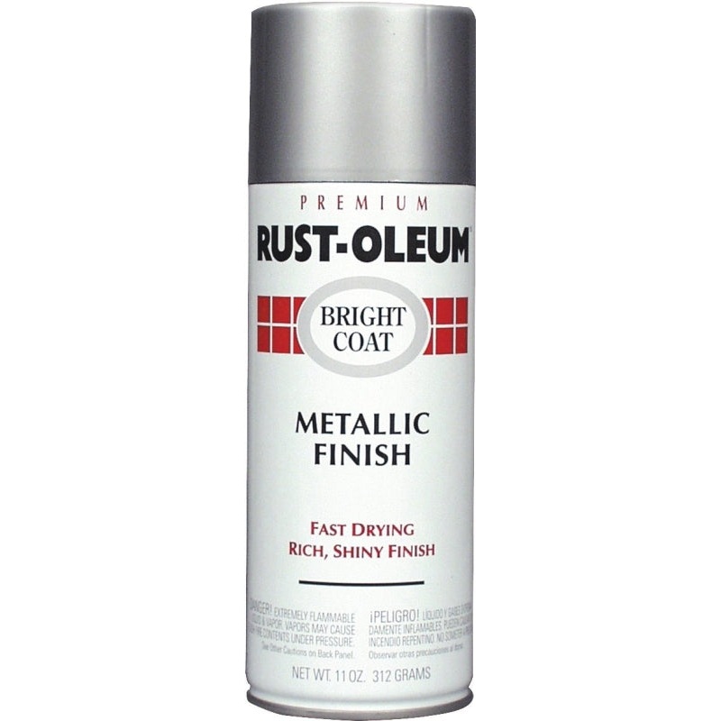 Rust-Oleum 7718830 Rust Preventative Spray Paint, Metallic, Chrome, 11 oz, Can