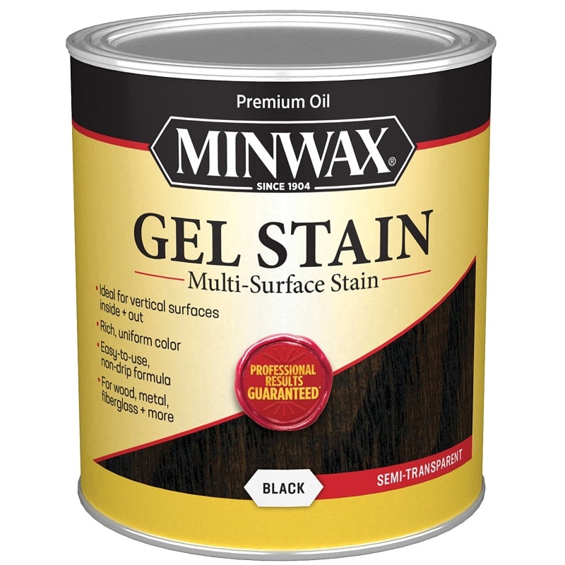 STAIN GEL BLACK QT