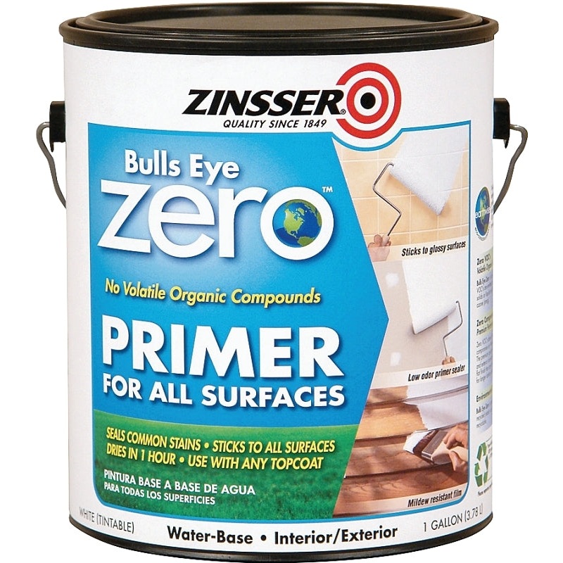 Zinsser 249020 Primer and Sealer, White, 1 gal, Pack of 2