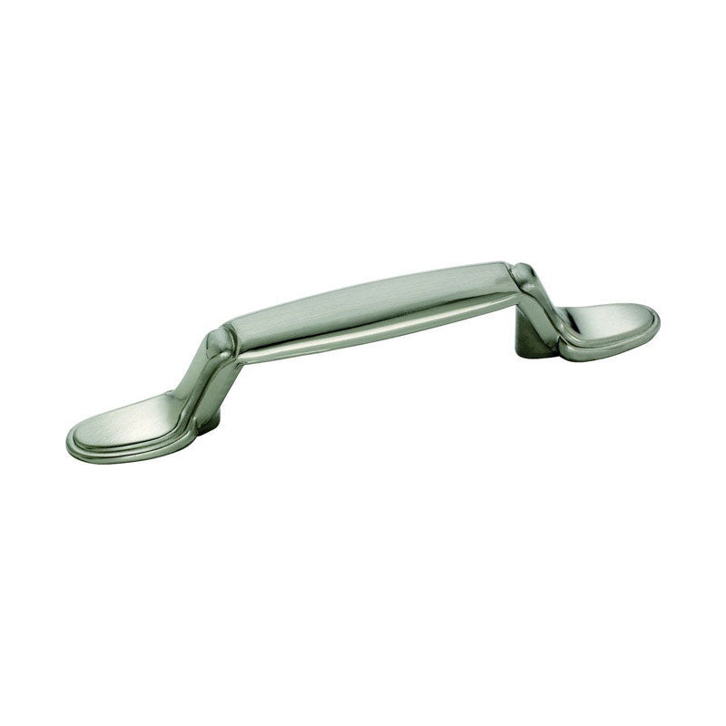 Amerock Allison Cabinet Pull 5-1/8 in. L 1 in. Satin Nickel 10 pk