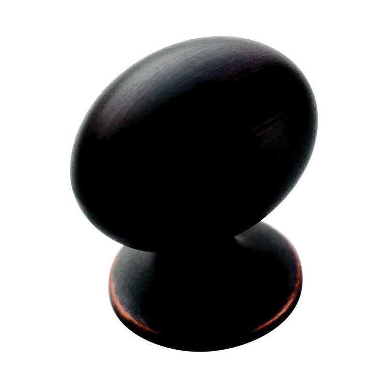 Amerock Allison Oval Furniture Knob 1-3/8 in. Dia. 1-7/16 in. Oil-Rubbed Bronze 1 pk