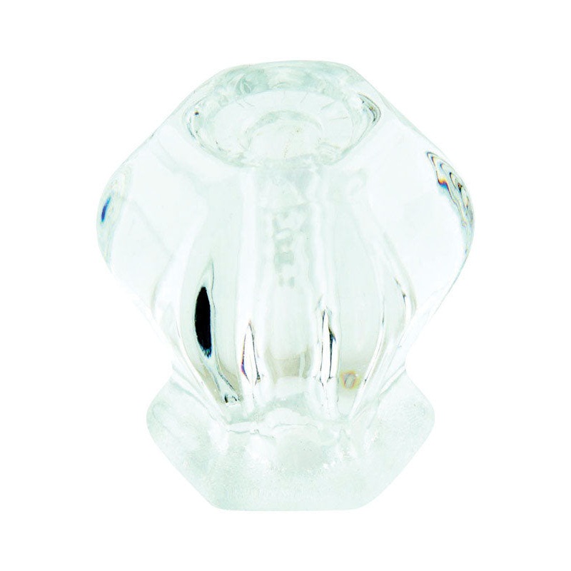 Amerock Allison Round Furniture Knob 1-1/8 in. Dia. 1-1/4 in. Crystal 2 pk
