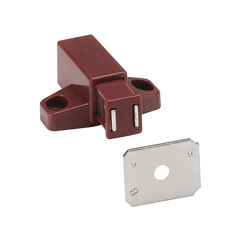 Amerock Interior Plastic Brown Magnetic Latch