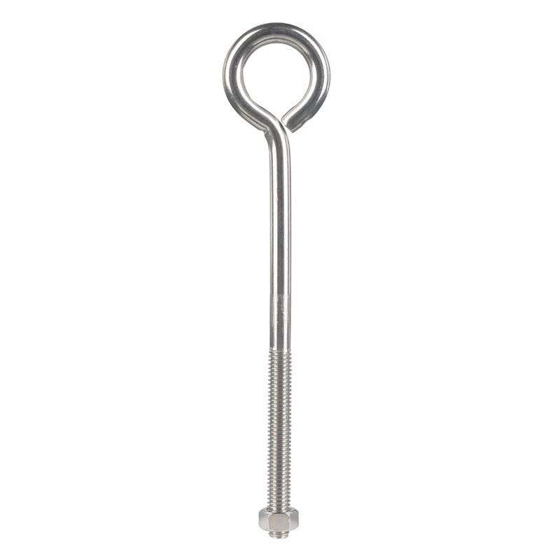 Hampton Stainless Steel Eyebolt 8 in. L