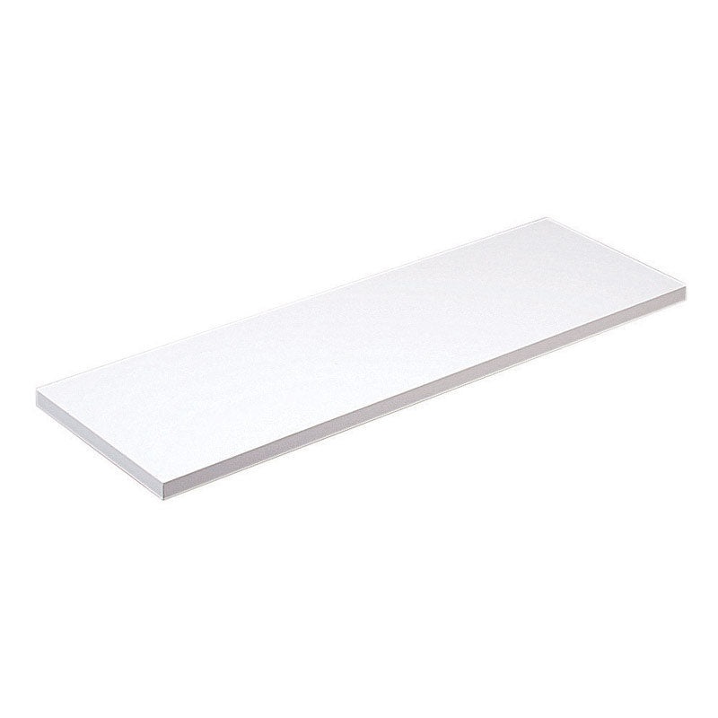 Knape & Vogt 10 in. H x 48 in. L x 10 in. W White Particleboard/Melatex Laminate Melatex Shelf