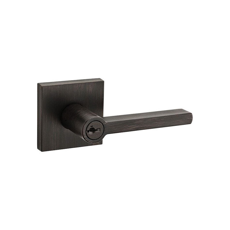 Kwikset Halifax Venetian Bronze Steel Entry Lockset ANSI/BHMA Grade 2 KW1 1-3/4 in.