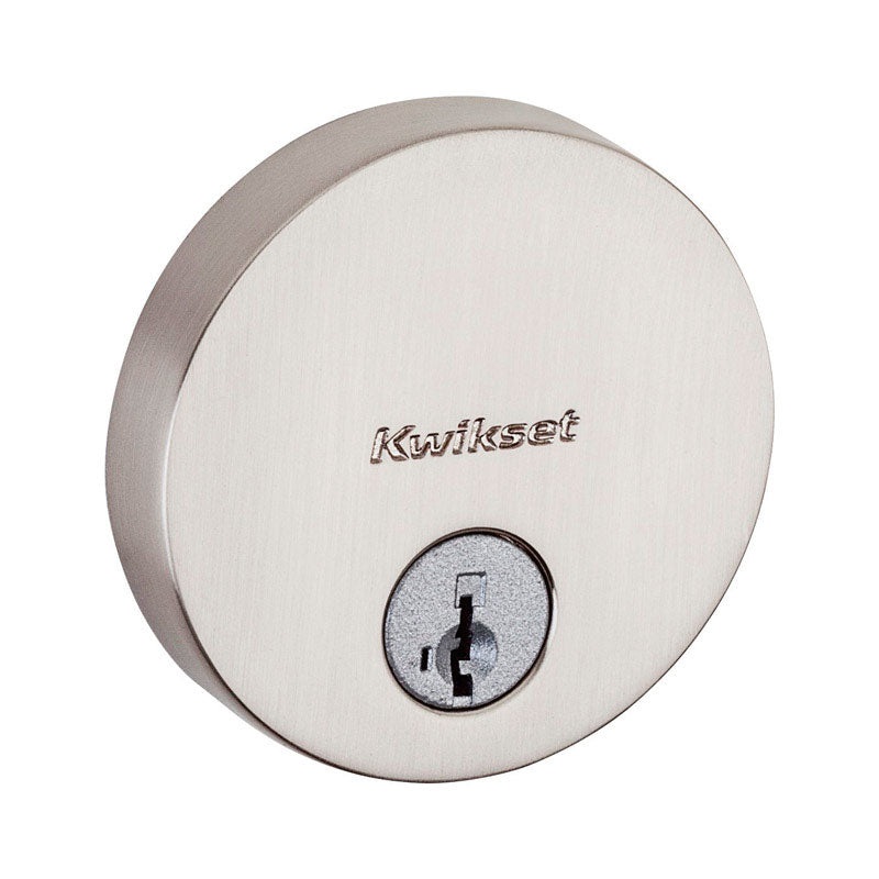 Kwikset Satin Nickel Steel Deadbolt
