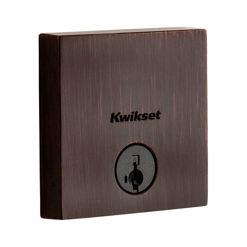 Kwikset Venetian Bronze Deadbolt 1-3/4 in. 2 EA ANSI Grade 1