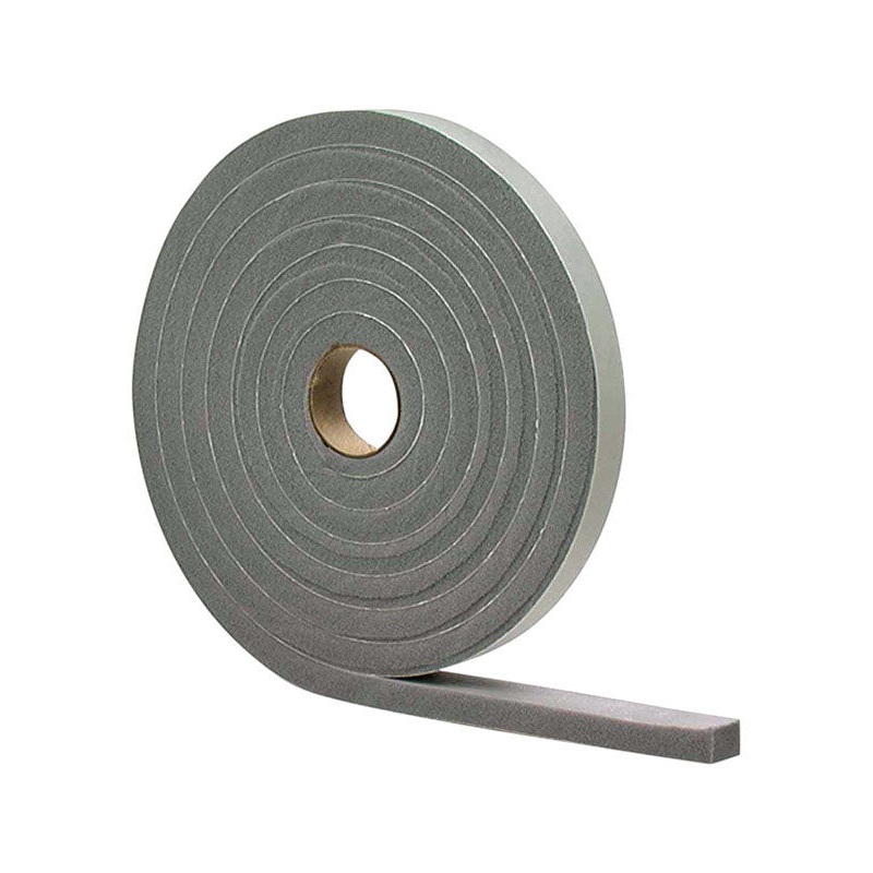 M-D Building Products Door Vinyl and Foam 17 ft. L x 1/8 in. Weather Stripping Tape Gray