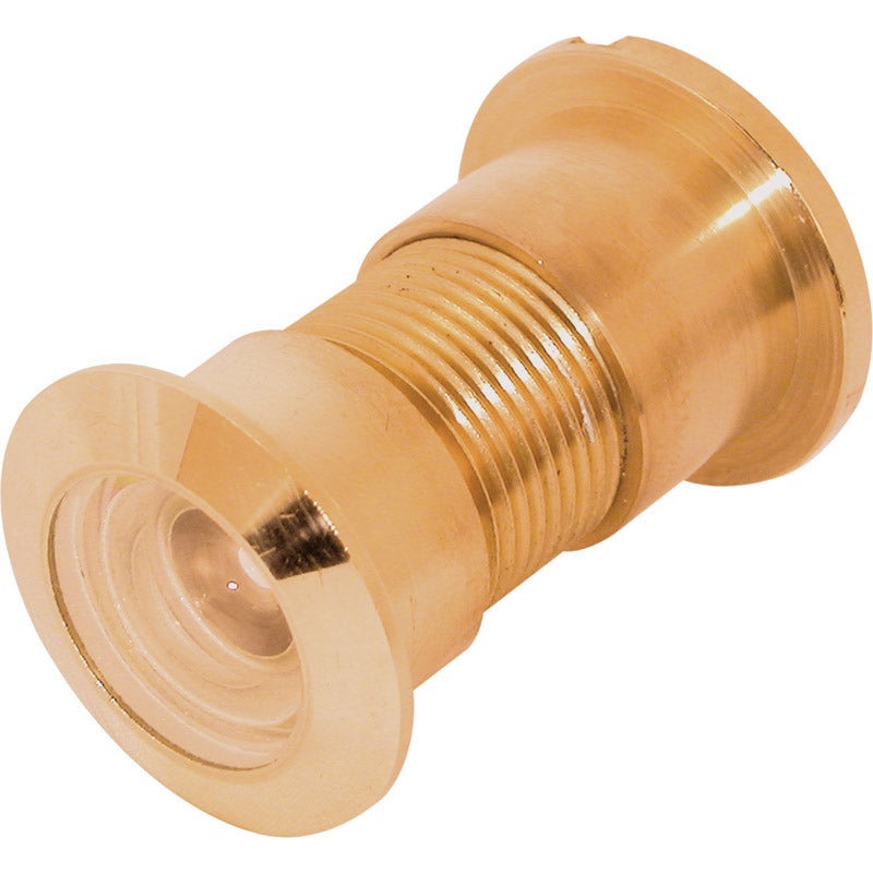 Prime-Line 0.93 in. Dia. 130 deg. Polished Brass Brass Door Viewer