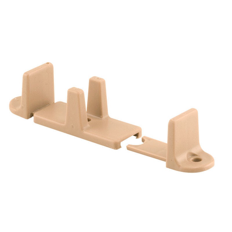 Prime-Line Floor mount Adjustable Floor Guide Tan 2 pk
