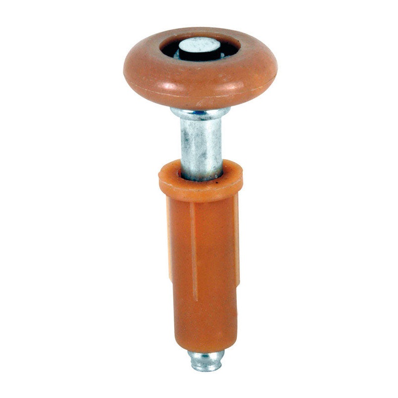 Prime-Line Top mount Bi-fold Door Top Wheel Guide Brown 2 pk