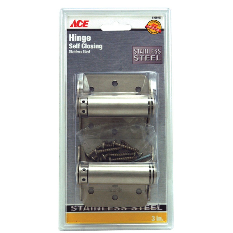 Ace 3 in. H x 3 in. L 3 in. Stainless Steel Spring Return 2 Stainless Steel Adjustable Spring Hi